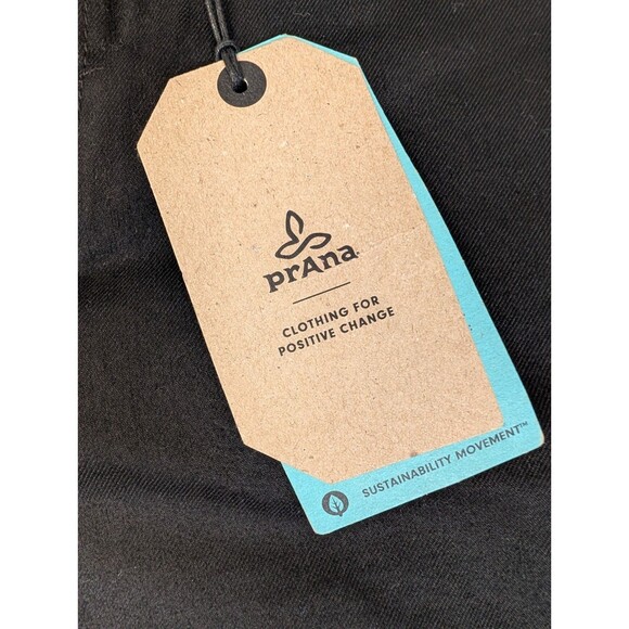 Prana Women's Jeans Kayla High Rise Oganic Cotton Black Out Size 6 28x32 NWT - Picture 2 of 14